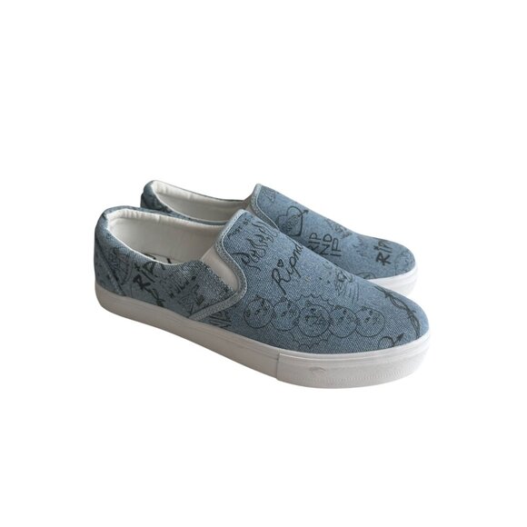 RIP N DIP Men's Slip On Marker Denim Sneakers Size 10 NEW NWOB - Picture 2 of 9